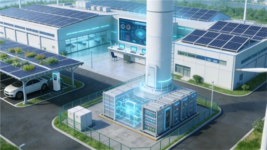 “風(fēng)光儲(chǔ)充”一體化微電網(wǎng)，助力打造零碳園區(qū)  