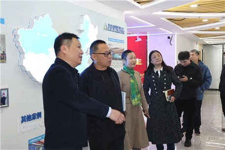 湖南湘江新區(qū)黨工委委員、管委會副主任王先民一行蒞臨九九考察調研