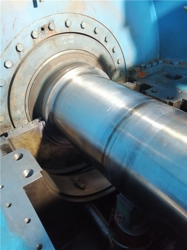 汽輪機(jī)軸頸在線修復(fù)后狀態(tài)