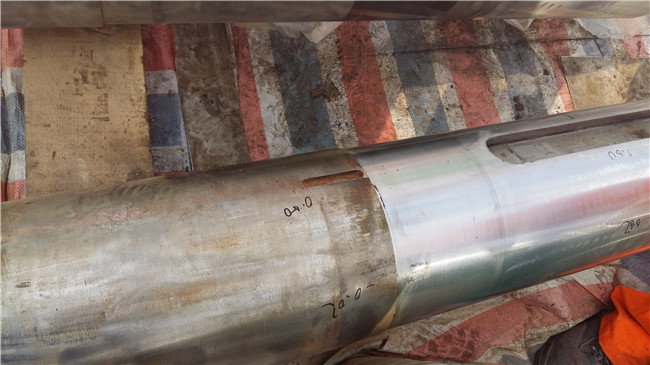 水泵軸激光修復(fù)后狀態(tài)