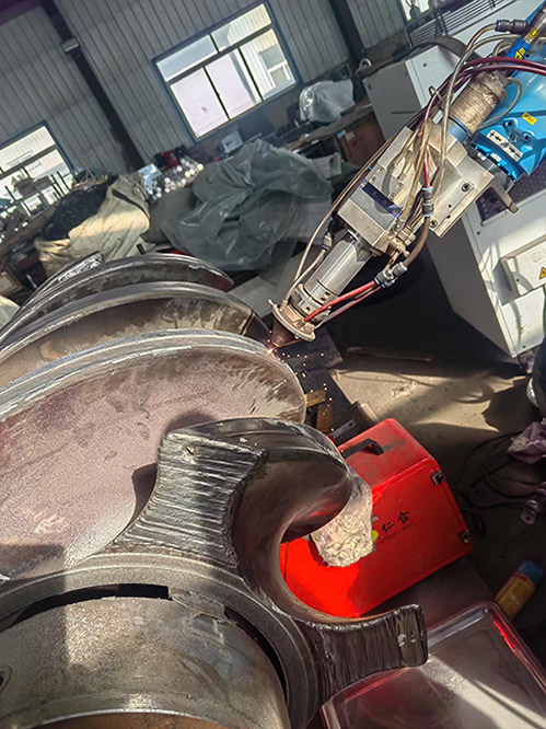 轉(zhuǎn)子型面及型線激光熔覆