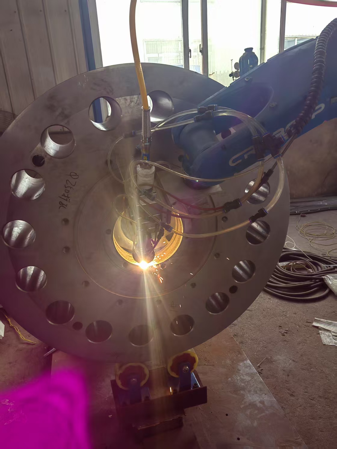 核電泵閥蓋-激光熔覆